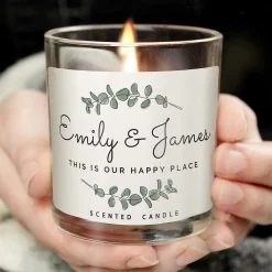 Personalised Botanical Scented Jar Candle>Temptation Gifts New