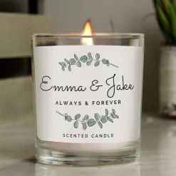 Personalised Botanical Scented Jar Candle>Temptation Gifts New