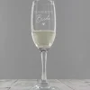 Personalised Bride Flute Glass>Temptation Gifts Shop