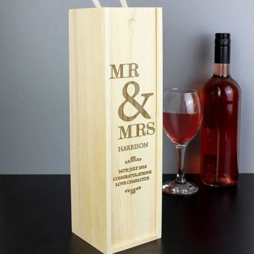 Personalised Couples Bottle Presentation Box>Temptation Gifts Clearance