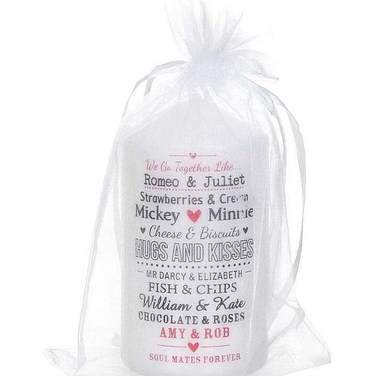 Personalised Couple's Candle>Temptation Gifts Outlet