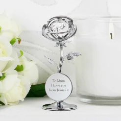 Personalised Crystocraft Rose Ornament><noscript><img width=