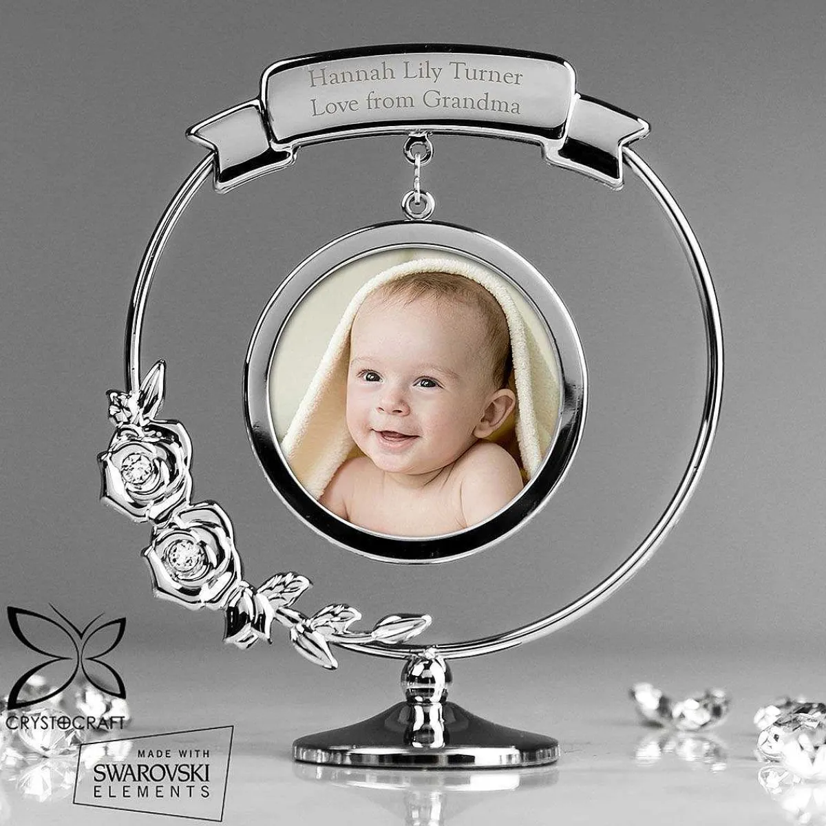 Personalised Crystocraft Photo Frame Ornament>Temptation Gifts Online