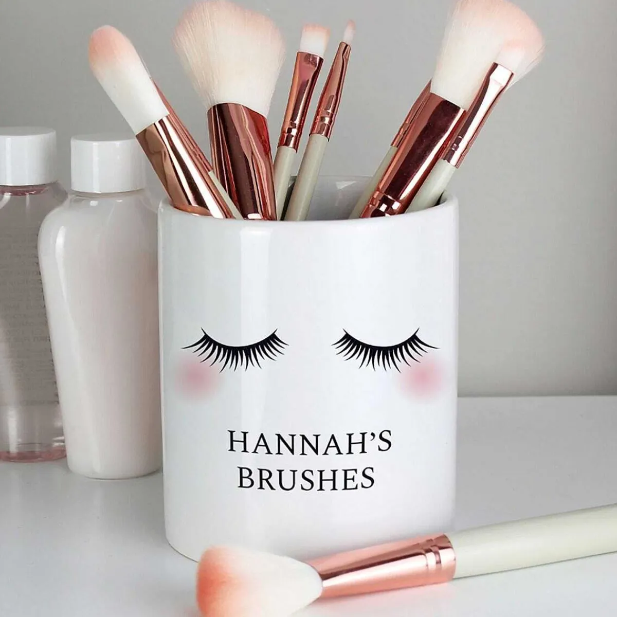 Personalised Eyelashes Ceramic Storage Pot>Temptation Gifts Hot
