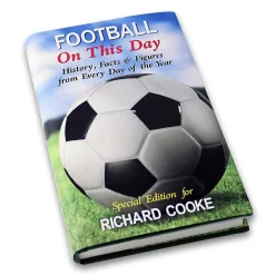 Personalised Football On This Day Hardback Book><noscript><img width=