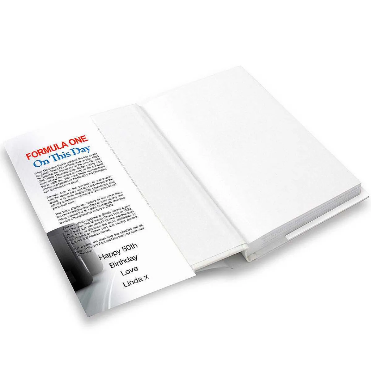Personalised Formula One On This Day Book>Temptation Gifts Best Sale