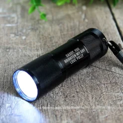 Personalised 'Free Text' Mini Led Torch>Temptation Gifts Store