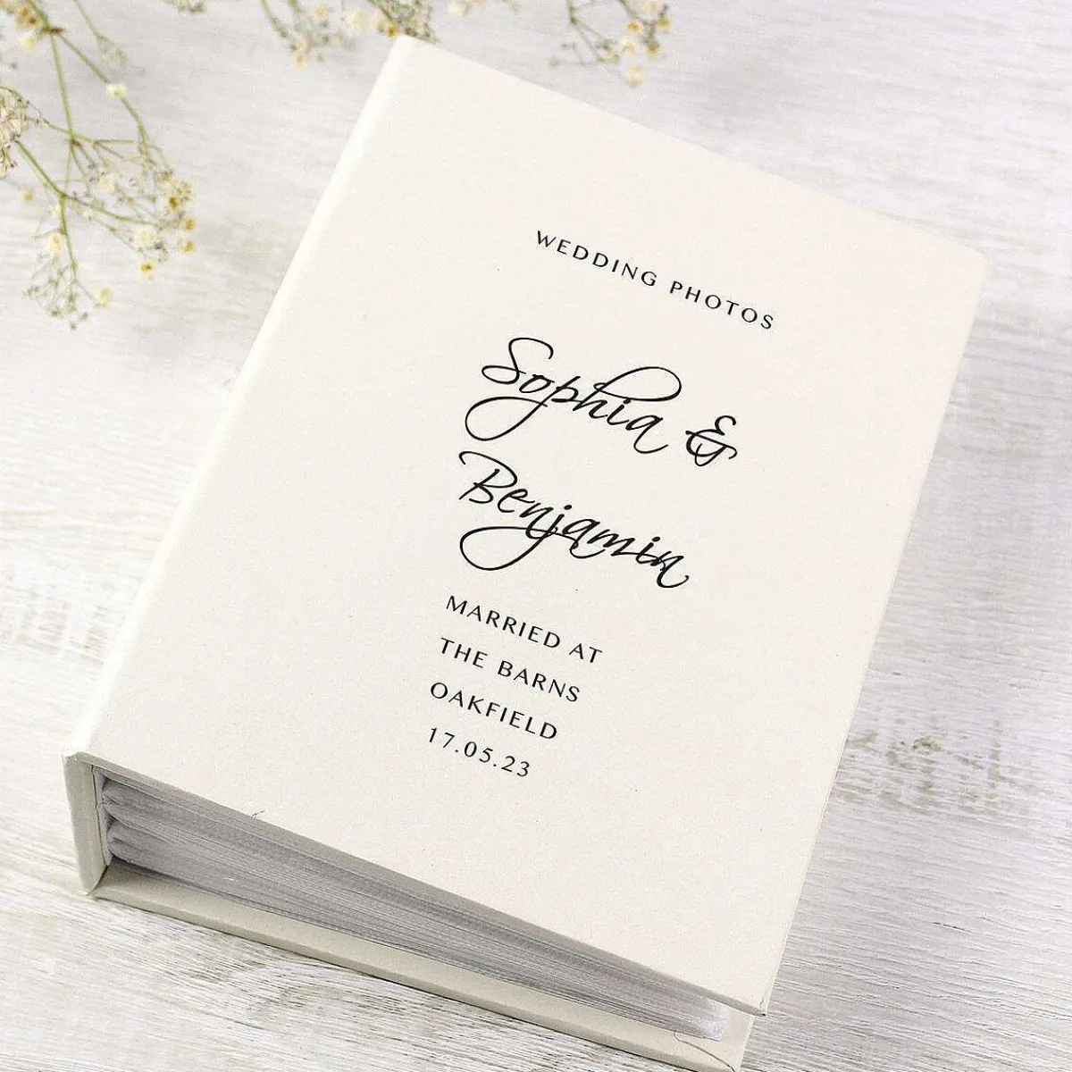 Personalised 'Free Text' 6X4 Photo Album With Sleeves>Temptation Gifts Outlet