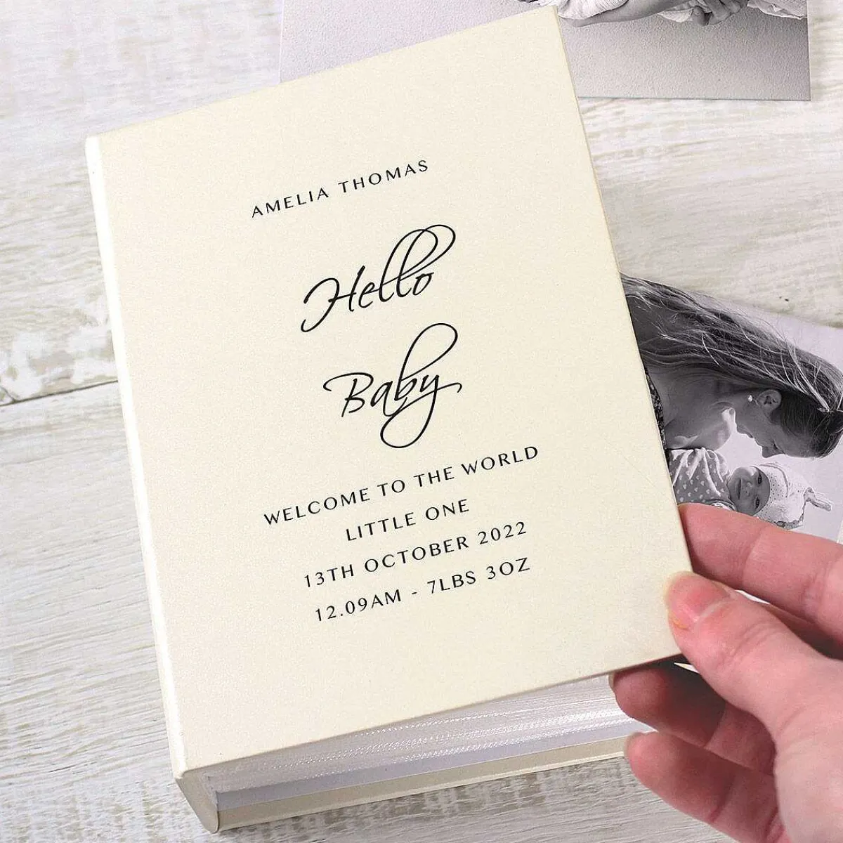 Personalised 'Free Text' 6X4 Photo Album With Sleeves>Temptation Gifts Outlet