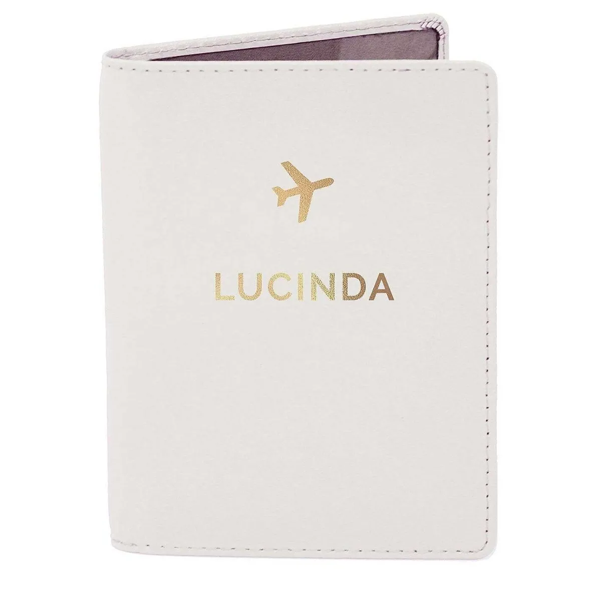 Personalised Gold Name Passport Holders Set>Temptation Gifts Online
