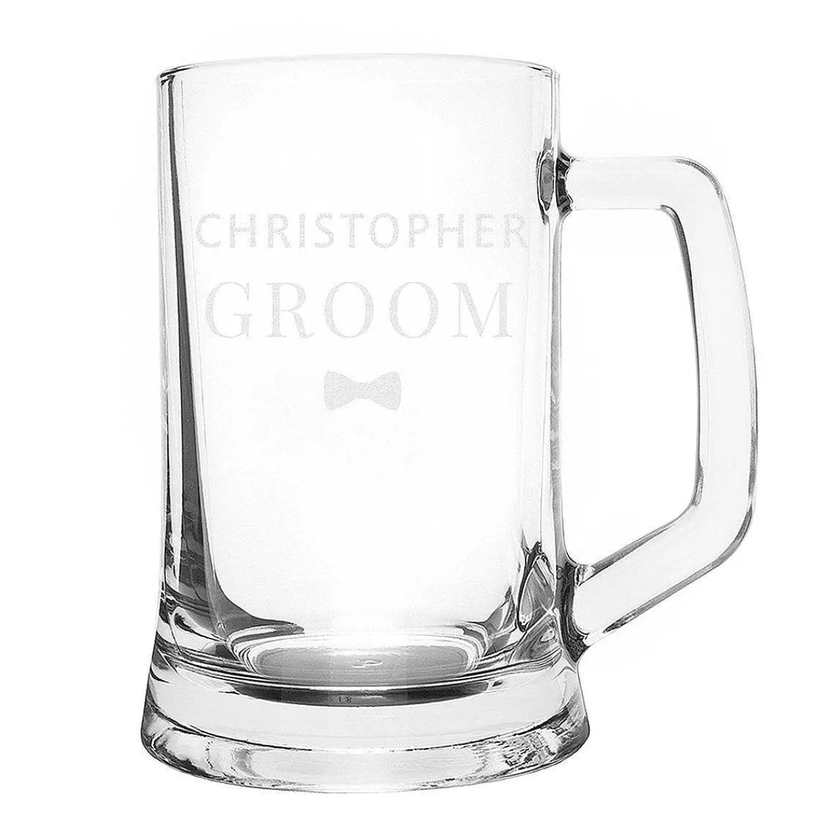 Personalised Groom Pint Stern Tankard>Temptation Gifts Clearance