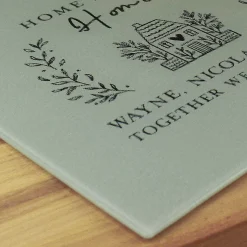 Personalised Home Glass Chopping Board Worktop Saver><noscript><img width=