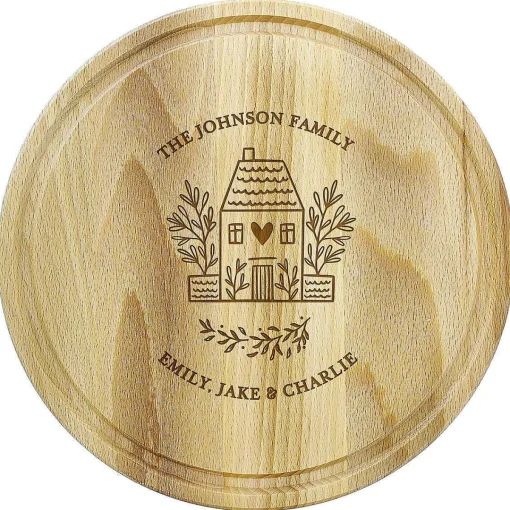 Personalised Home Round Chopping Board>Temptation Gifts Best Sale