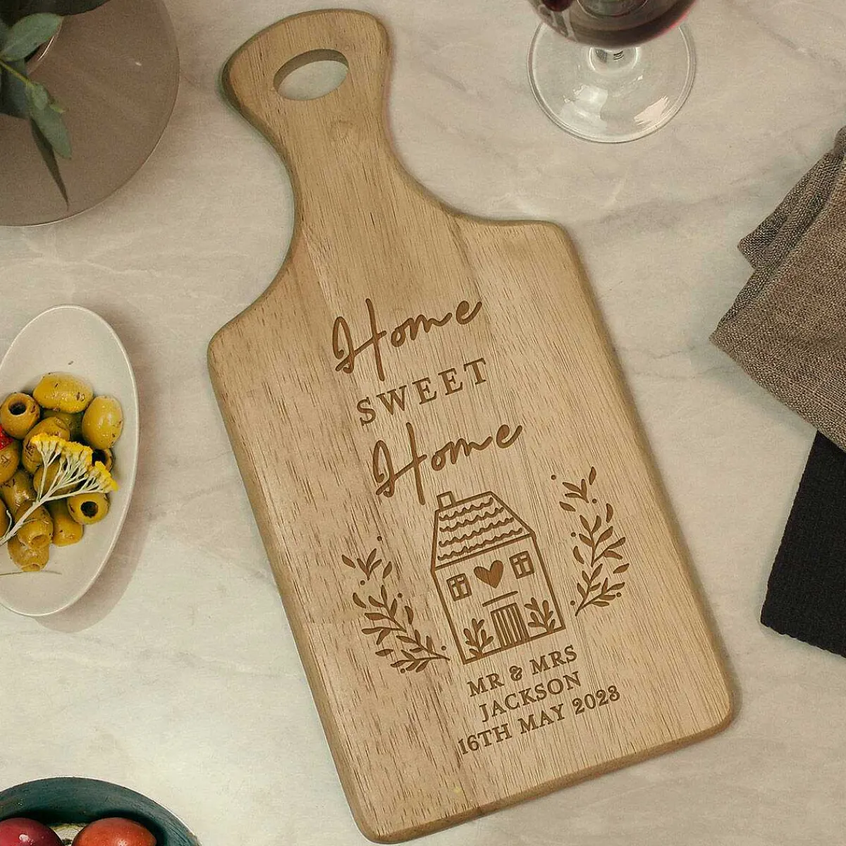 Personalised Home Wooden Paddle Board>Temptation Gifts Discount