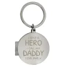 Personalised I Have A Hero Round Photo Keyring>Temptation Gifts Cheap