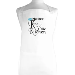 Personalised King Of The Kitchen Apron>Temptation Gifts Best Sale