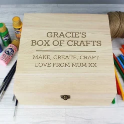 Personalised Large Wooden Keepsake Box><noscript><img width=
