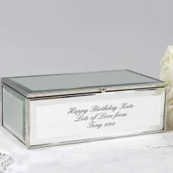 Personalised Mirrored Jewellery Box>Temptation Gifts Online