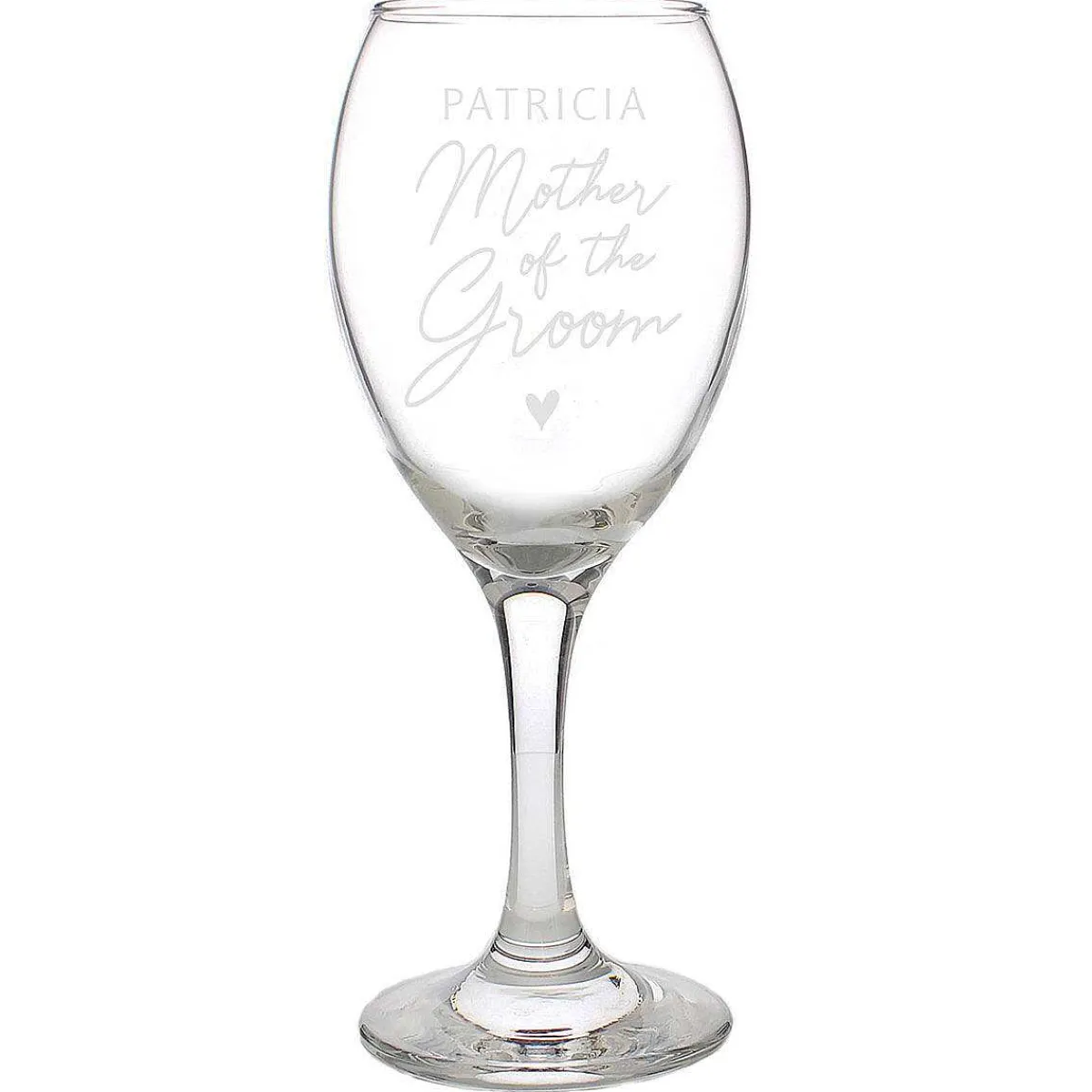 Personalised Mother Of The Groom Wine Glass>Temptation Gifts Outlet