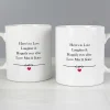 Personalised Mr & Mrs Mug Set>Temptation Gifts Clearance