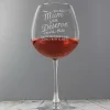 Personalised 'Mum You Deserve This' Gin Balloon Glass>Temptation Gifts Best Sale