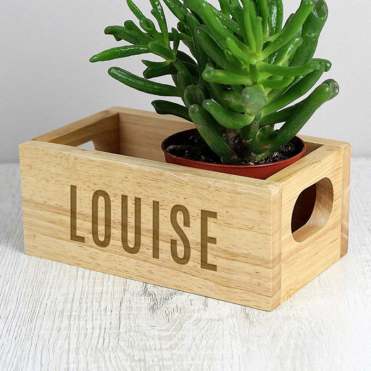 Personalised Name Mini Wooden Crate>Temptation Gifts Discount
