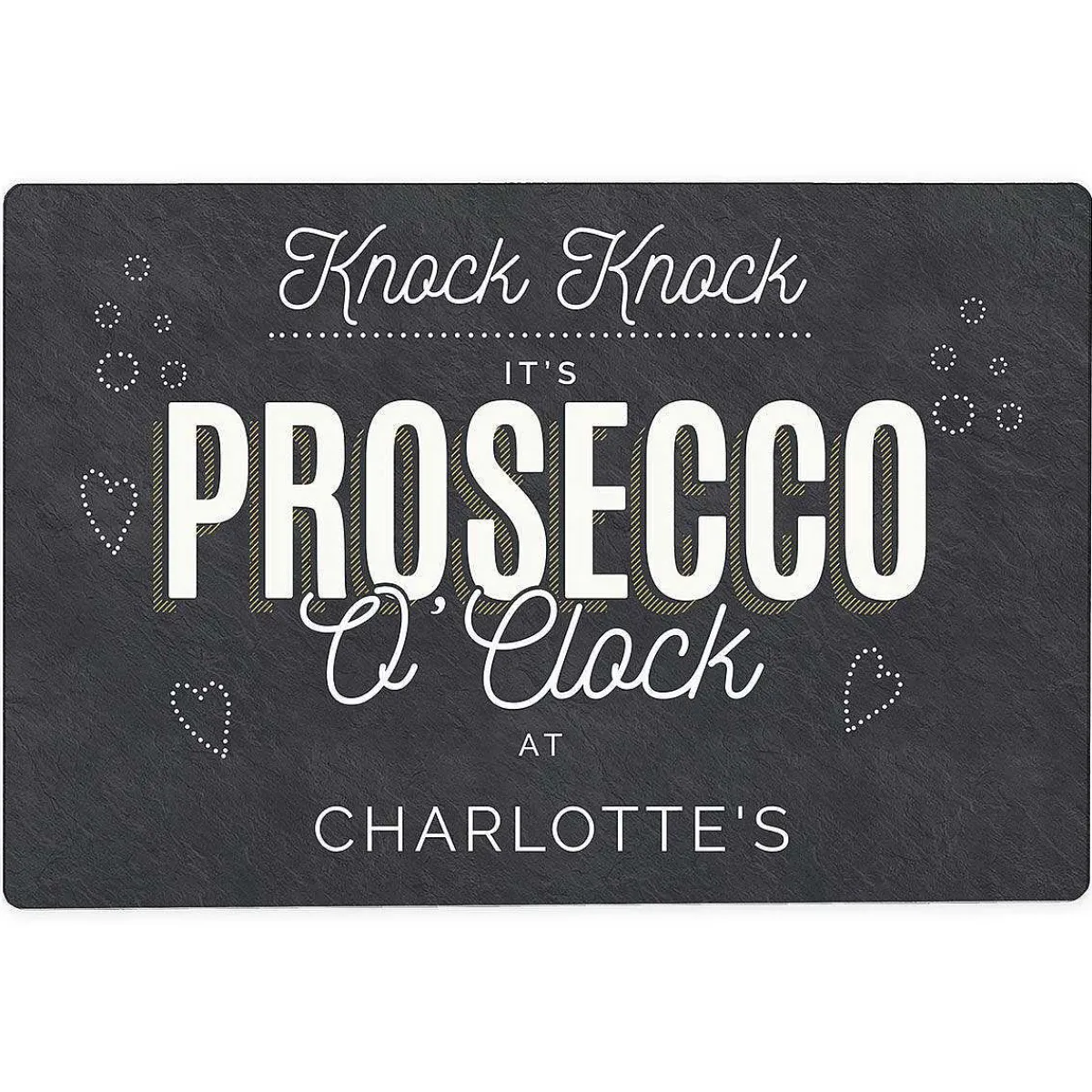 Personalised Prosecco Metal Sign>Temptation Gifts Discount