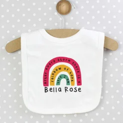 Personalised Rainbow Bib><noscript><img width=