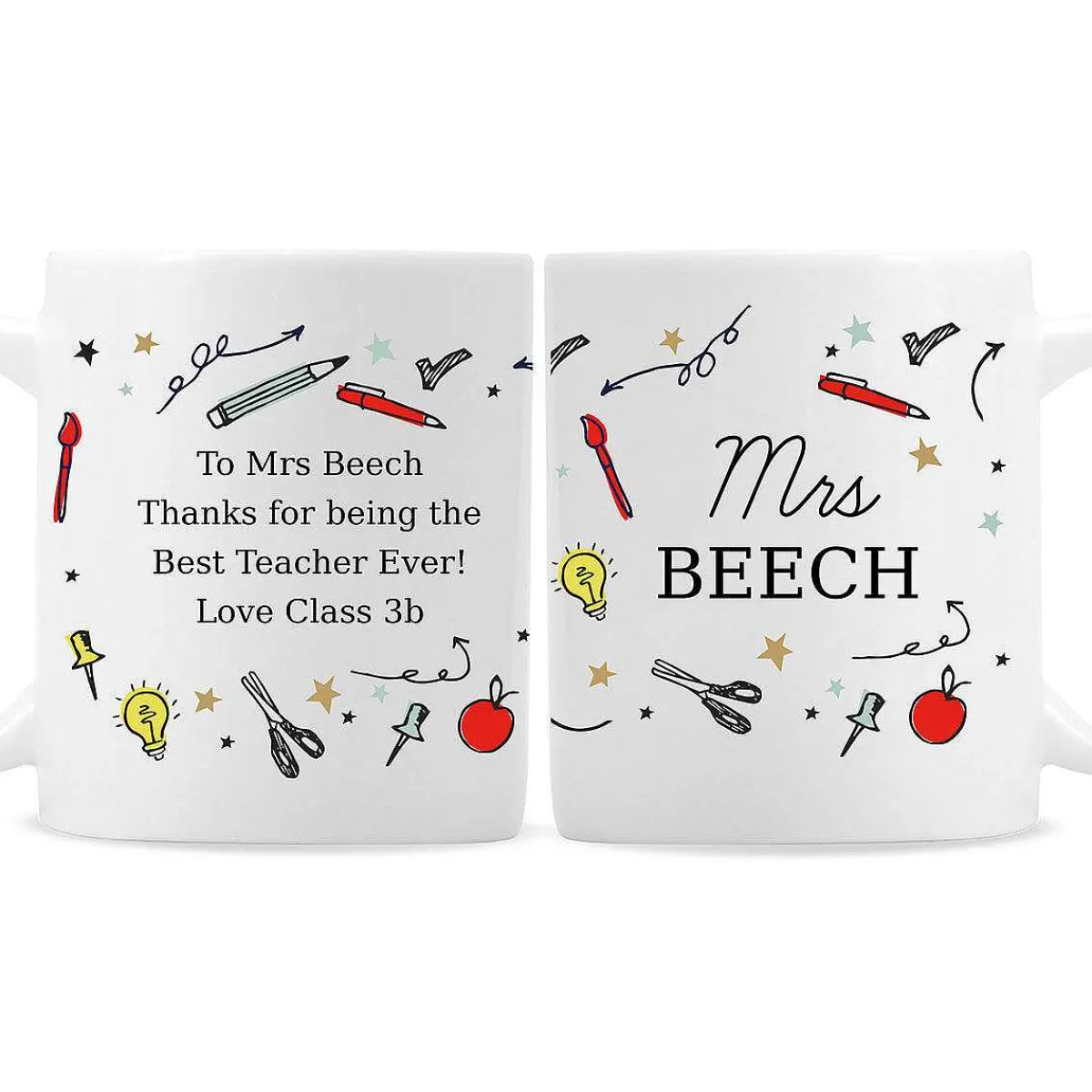 Personalised School Teachers Mug>Temptation Gifts Best