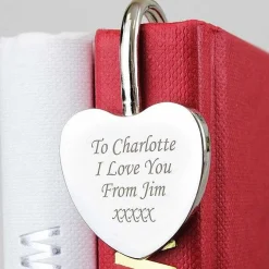 Personalised Silver Heart Bookmark><noscript><img width=