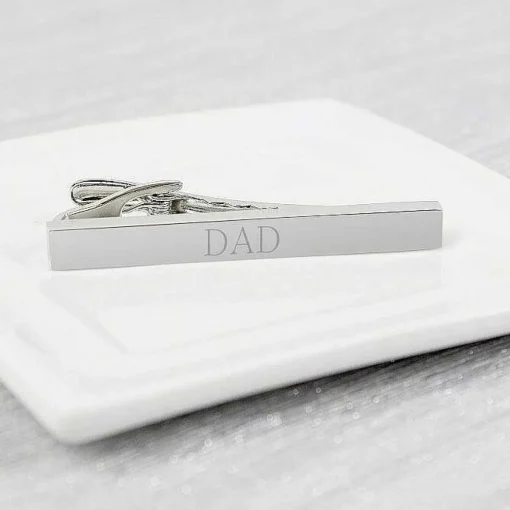 Personalised Silver Plated Tie Clip>Temptation Gifts Flash Sale