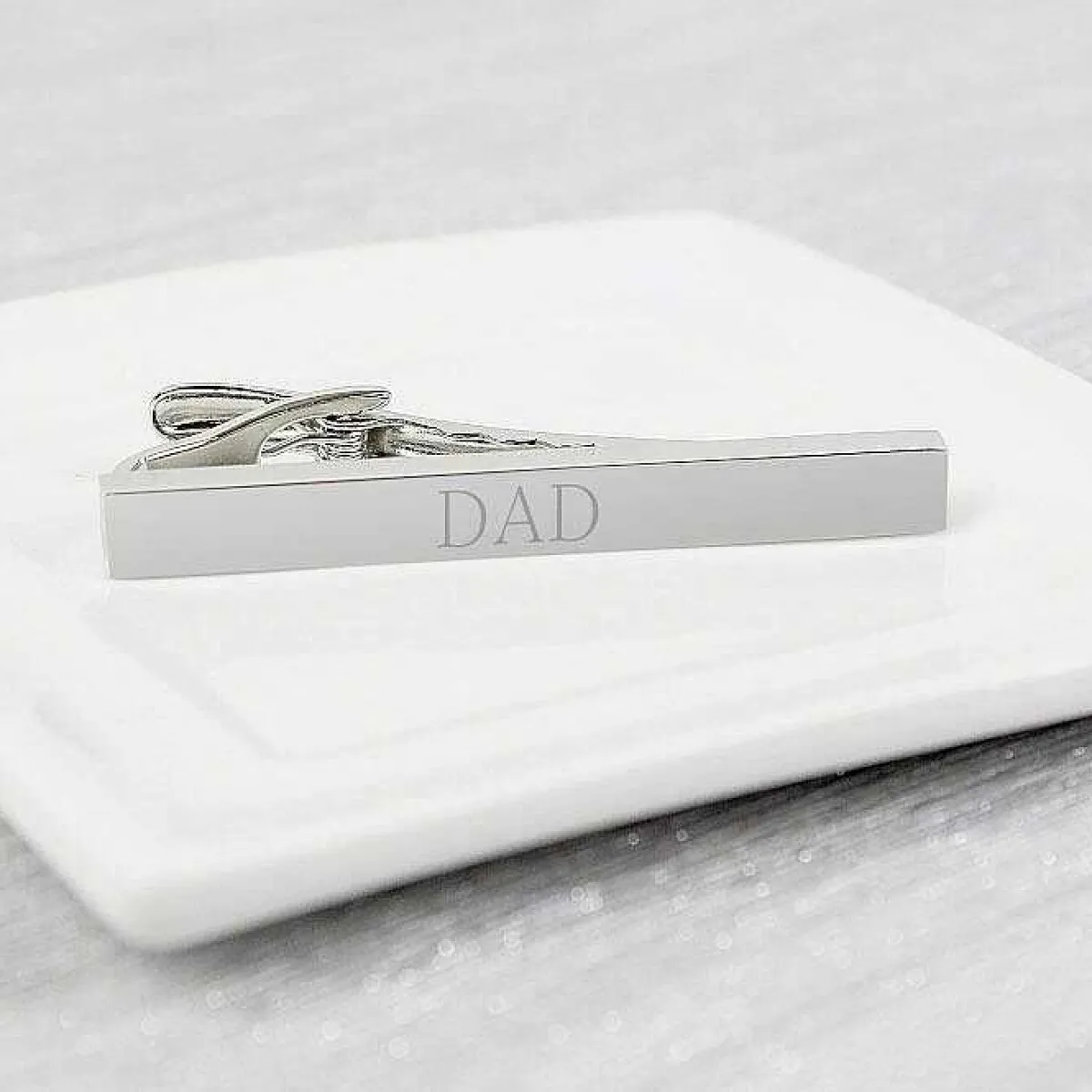 Personalised Silver Plated Tie Clip>Temptation Gifts Flash Sale