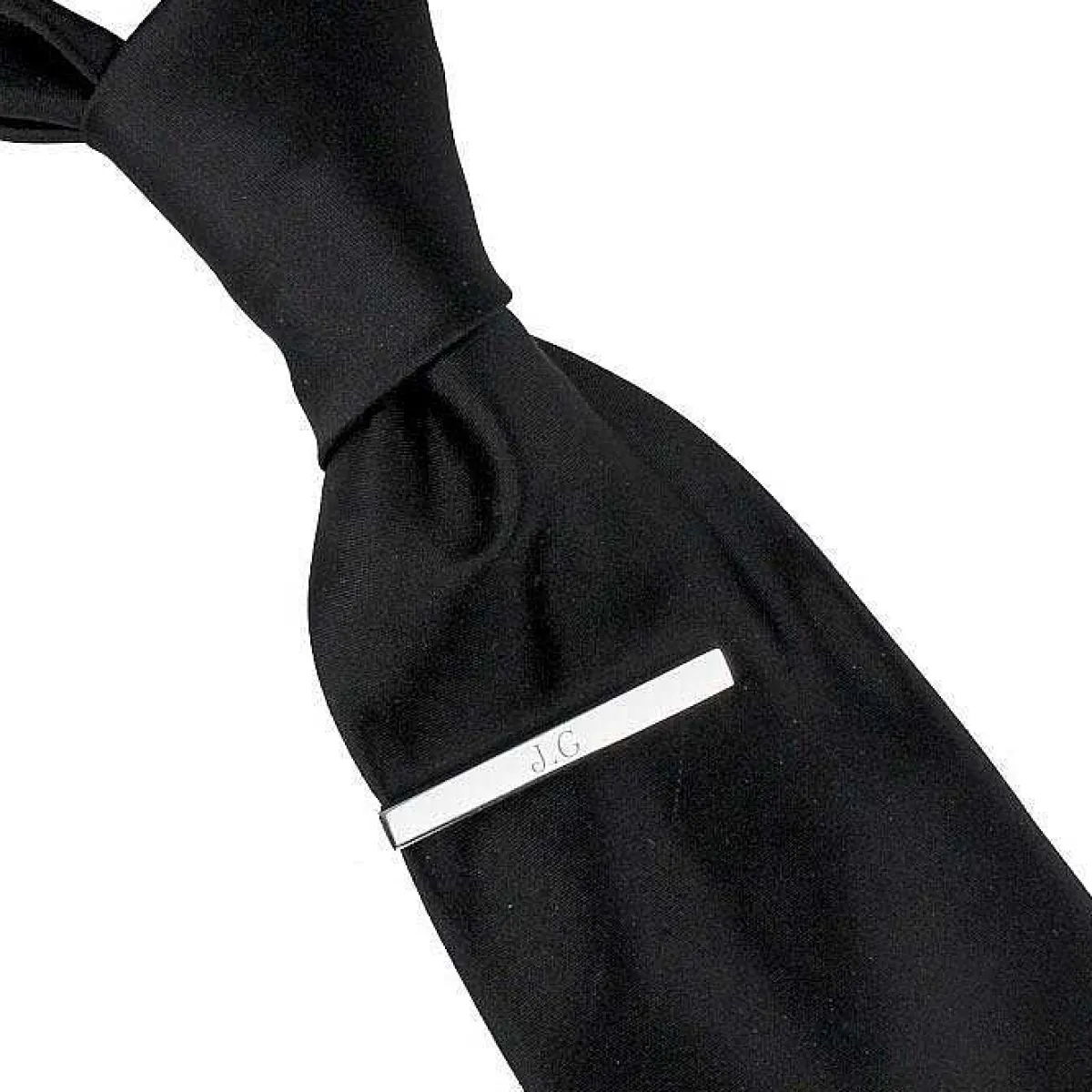 Personalised Silver Plated Tie Clip>Temptation Gifts Flash Sale
