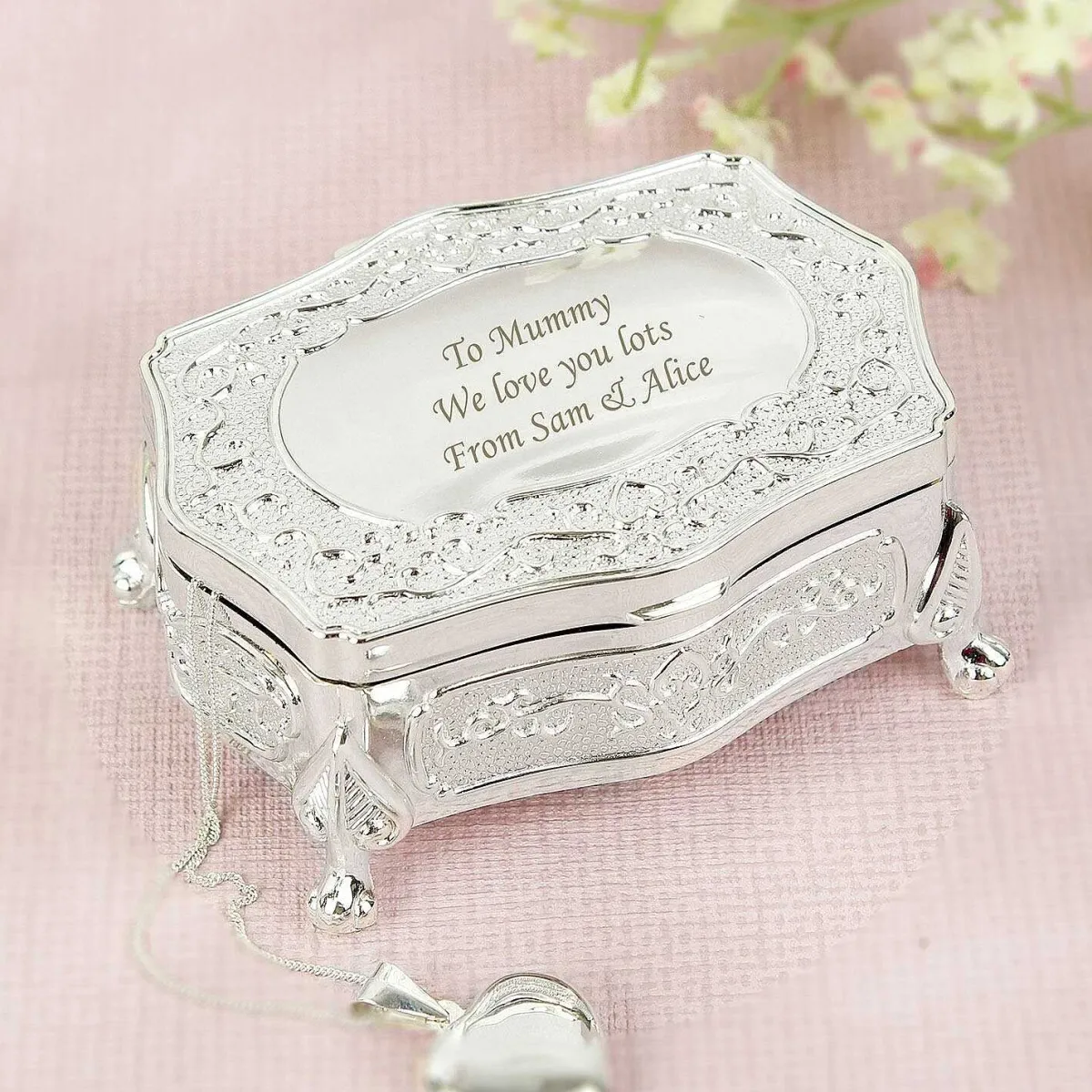 Personalised Small Antique Trinket Box>Temptation Gifts Discount