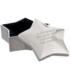 Personalised Star Trinket Box>Temptation Gifts Fashion