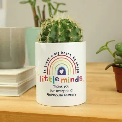 Personalised Teacher 'Little Minds' Ceramic Storage Pot><noscript><img width=