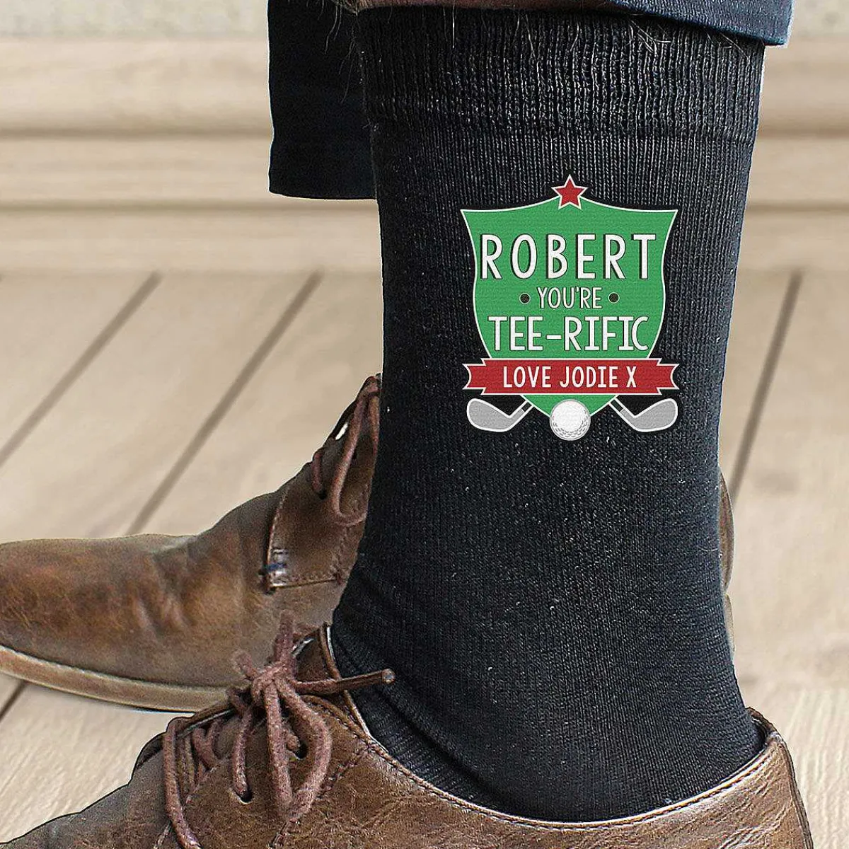 Personalised Tee-Rific Men's Socks>Temptation Gifts Fashion