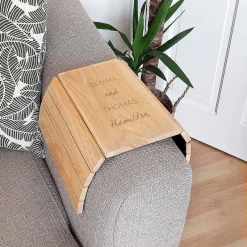 Personalised Wooden Sofa Tray><noscript><img width=
