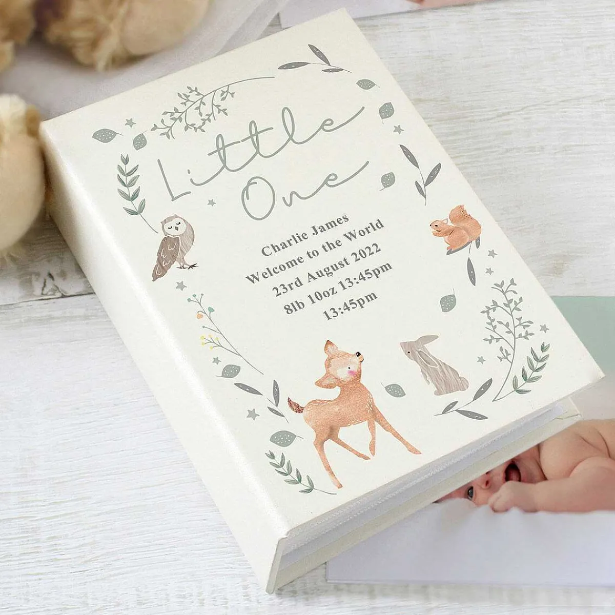 Personalised 'Woodland Animals' 6X4 Photo Album With Sleeves>Temptation Gifts Shop