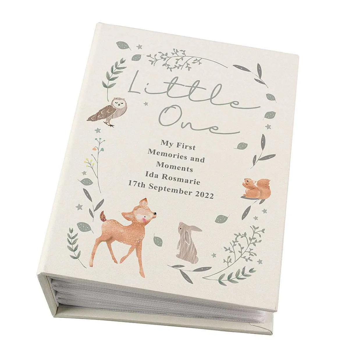 Personalised 'Woodland Animals' 6X4 Photo Album With Sleeves>Temptation Gifts Shop