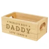 Personalised 'World's Best' Mini Wooden Crate>Temptation Gifts Shop