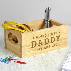 Personalised 'World's Best' Mini Wooden Crate><noscript><img width=