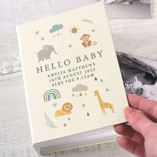 Personalised 'Zoo Animals' 6X4 Photo Album With Sleeves>Temptation Gifts Online