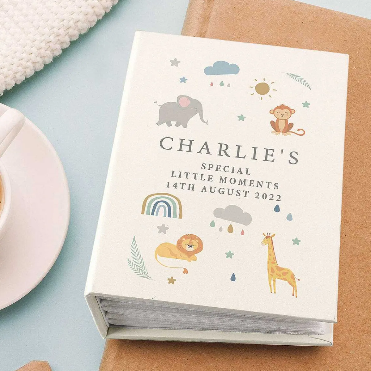 Personalised 'Zoo Animals' 6X4 Photo Album With Sleeves>Temptation Gifts Online