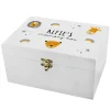 Personalised 'Zoo' White Wooden Keepsake Box>Temptation Gifts Flash Sale