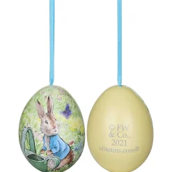 Assorted Mini Hanging Egg-Shaped Tin><noscript><img width=