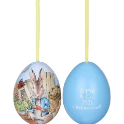 Assorted Mini Hanging Egg-Shaped Tin><noscript><img width=