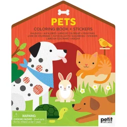 Colouring Book And Pet Stickers>Petit Collage Best