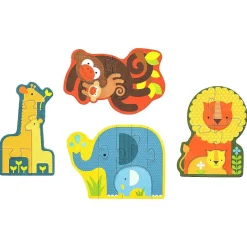 'safari Babies' Beginner Puzzle>Petit Collage Cheap