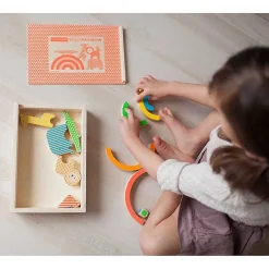 Wild Rainbow Wooden Balancing Game>Petit Collage Online
